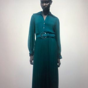 Zara Green Midi Dress